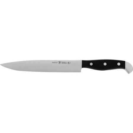 HENCKELS INTERNATIONAL Statement Series Utility Knife, Stainless Steel Blade, Black Handle, Serrated Blade 13540-133